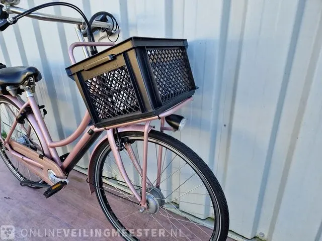 Elektrische damesfiets batavus, x - posure, roze, 2016 - afbeelding 2 van  9
