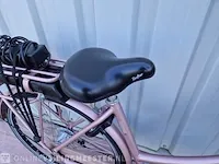 Elektrische damesfiets batavus, x - posure, roze, 2016 - afbeelding 5 van  9