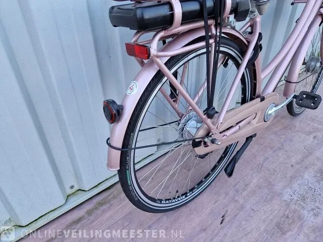 Elektrische damesfiets batavus, x - posure, roze, 2016 - afbeelding 6 van  9