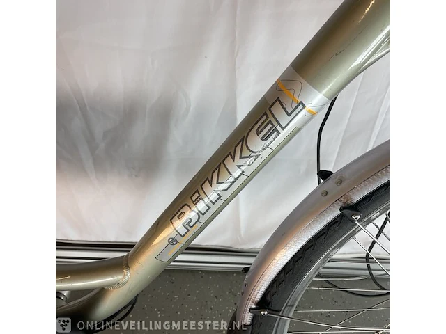 Elektrische damesfiets bikkel, gouden leeuw, goud - afbeelding 5 van  10