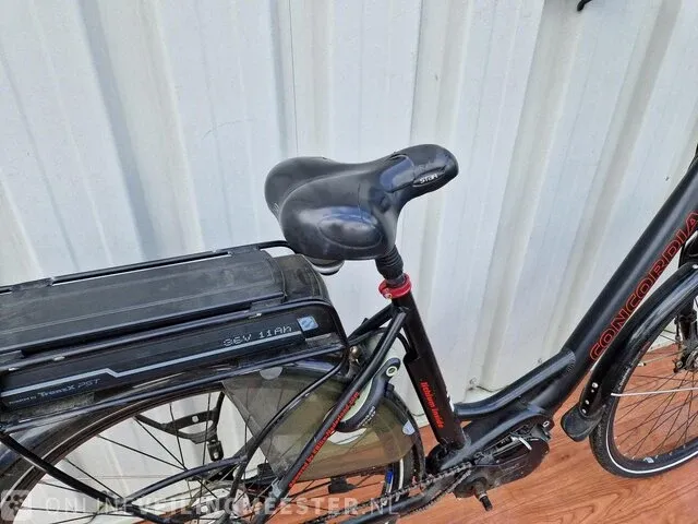 Elektrische damesfiets concordia, zwart - afbeelding 7 van  11