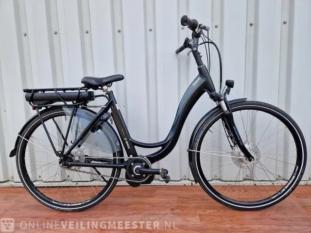 Elektrische damesfiets dutch id, zwart - afbeelding 1 van  11