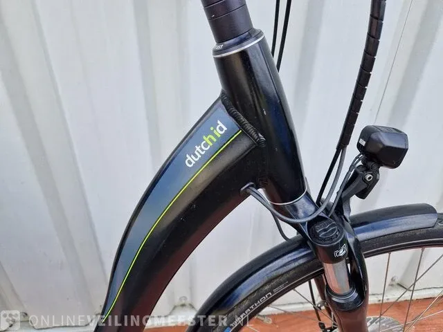 Elektrische damesfiets dutch id, zwart - afbeelding 5 van  11