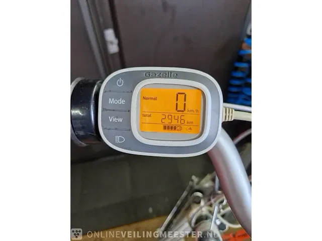 Elektrische damesfiets gazelle, chamonix, wit - afbeelding 7 van  8