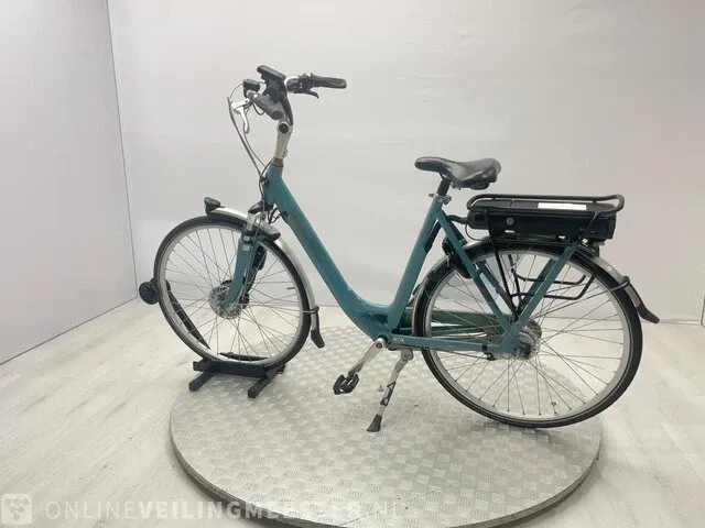 Elektrische damesfiets gazelle, orange, blauw, bouwjaar 2017 - afbeelding 8 van  15
