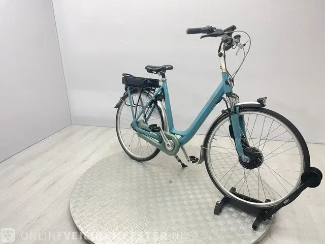 Elektrische damesfiets gazelle, orange, blauw, bouwjaar 2017 - afbeelding 11 van  15