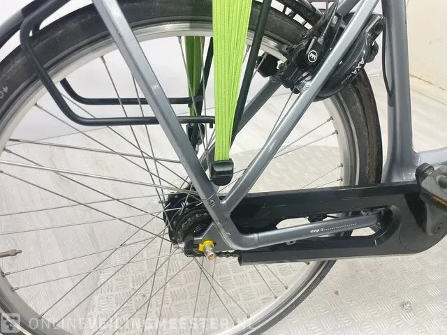 Elektrische damesfiets gazelle, orange c7, grijs / chroom, bouwjaar 2020 - afbeelding 7 van  15
