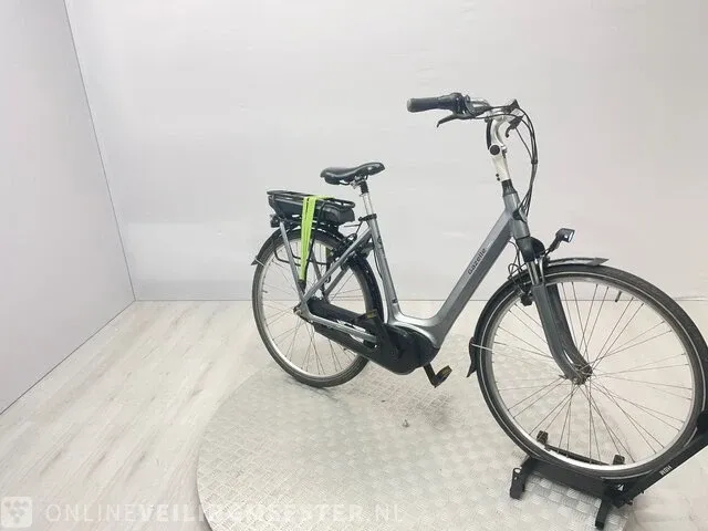 Elektrische damesfiets gazelle, orange c7, grijs / chroom, bouwjaar 2020 - afbeelding 9 van  15