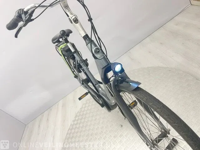 Elektrische damesfiets gazelle, orange c7, grijs / chroom, bouwjaar 2020 - afbeelding 10 van  15
