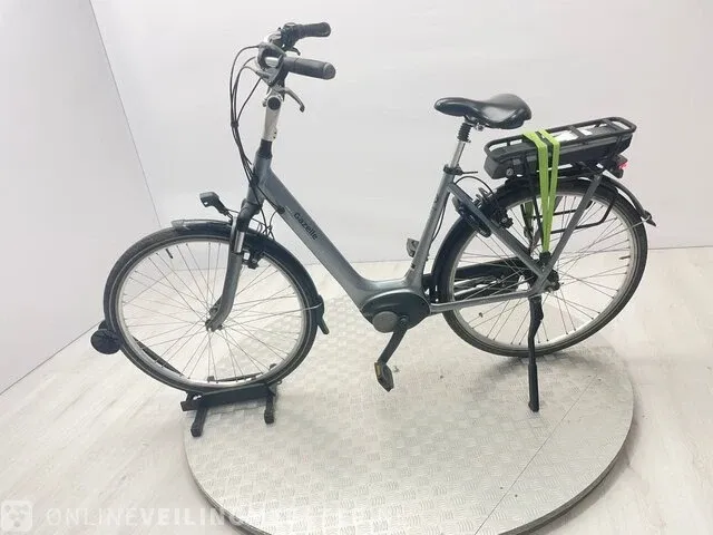 Elektrische damesfiets gazelle, orange c7, grijs / chroom, bouwjaar 2020 - afbeelding 12 van  15