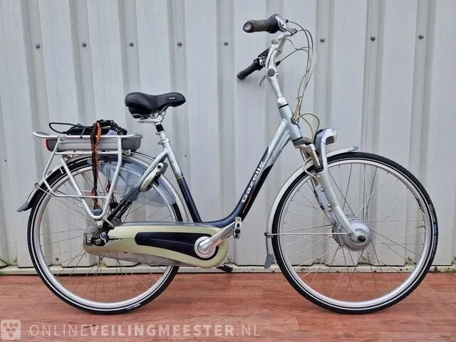 Elektrische damesfiets gazelle, orange innergy, zilver-blauw - afbeelding 1 van  8
