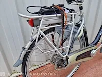 Elektrische damesfiets gazelle, orange innergy, zilver-blauw - afbeelding 5 van  8