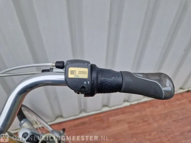 Elektrische damesfiets gazelle, orange innergy, zilver-blauw - afbeelding 6 van  8