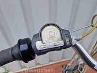 Elektrische damesfiets gazelle, orange innergy, zilver-blauw - afbeelding 7 van  8