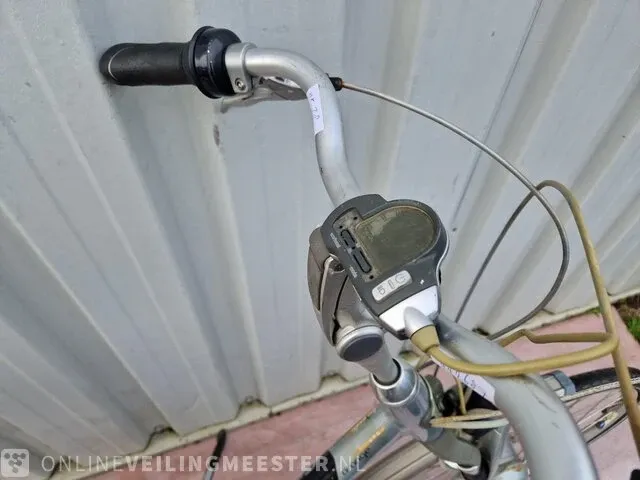 Elektrische damesfiets gazelle, orange innergy, zilver-blauw - afbeelding 3 van  6