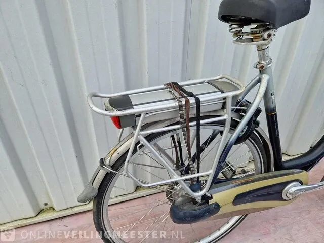 Elektrische damesfiets gazelle, orange innergy, zilver-blauw - afbeelding 5 van  6