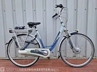 Elektrische damesfiets gazelle, orange plus innergy, blauw-wit - afbeelding 1 van  8