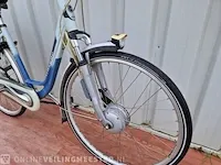 Elektrische damesfiets gazelle, orange plus innergy, blauw-wit - afbeelding 2 van  8