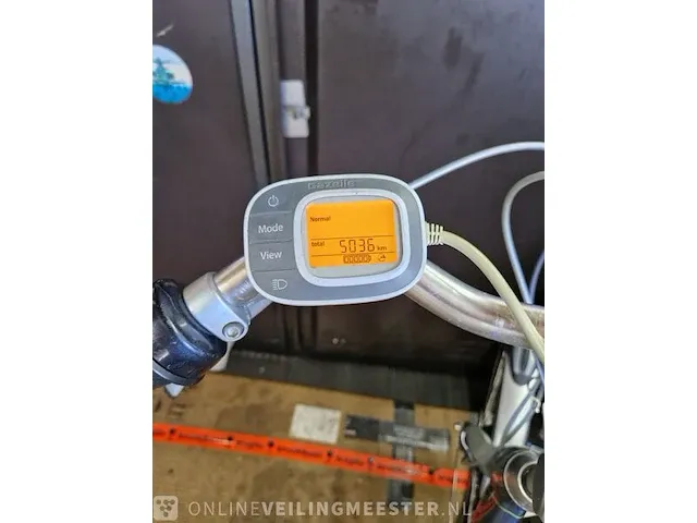 Elektrische damesfiets gazelle, orange xtra innergy, platinum-blauw - afbeelding 2 van  11