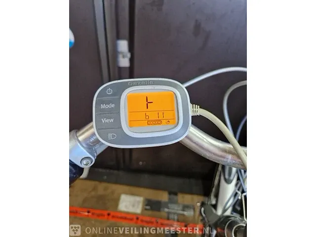 Elektrische damesfiets gazelle, orange xtra innergy, platinum-blauw - afbeelding 3 van  11