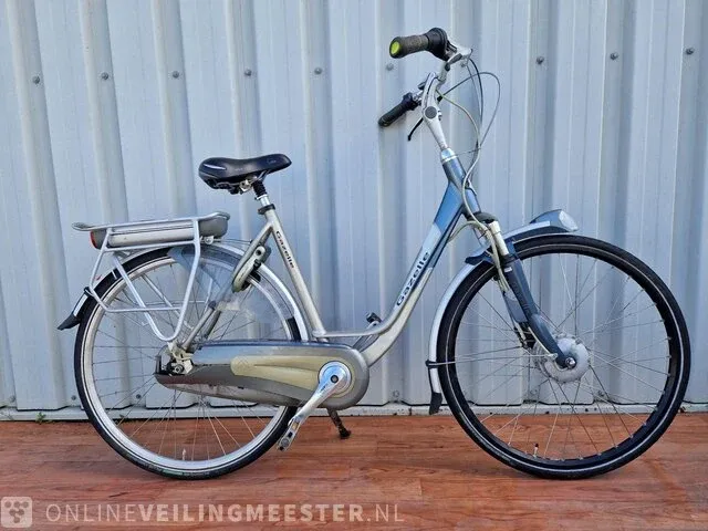 Elektrische damesfiets gazelle, orange xtra innergy, platinum-blauw - afbeelding 1 van  11