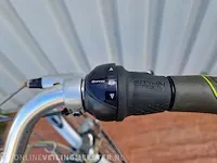 Elektrische damesfiets gazelle, orange xtra innergy, platinum-blauw - afbeelding 7 van  11