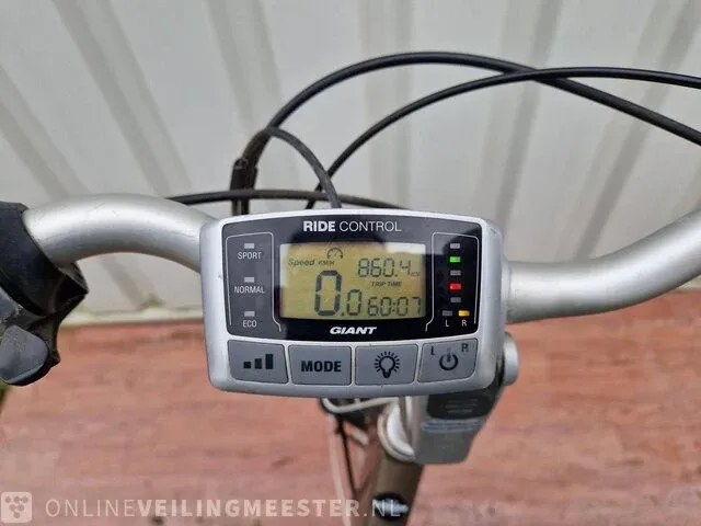 Elektrische damesfiets giant, twist double, zilver-brons - afbeelding 5 van  7