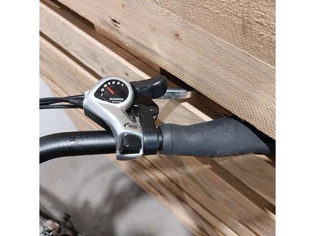 Elektrische damesfiets, hiland, blauw - afbeelding 4 van  13