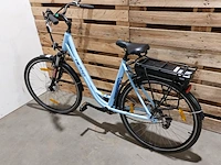 Elektrische damesfiets, hiland, blauw - afbeelding 6 van  13