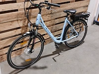 Elektrische damesfiets, hiland, blauw - afbeelding 7 van  13