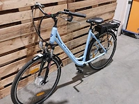 Elektrische damesfiets, hiland, blauw - afbeelding 8 van  13