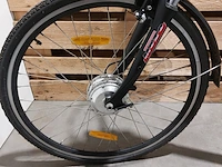 Elektrische damesfiets, hiland, blauw - afbeelding 9 van  13