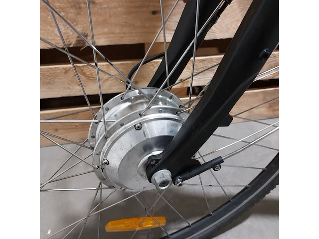 Elektrische damesfiets, hiland, blauw - afbeelding 10 van  13
