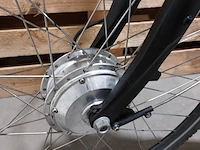 Elektrische damesfiets, hiland, blauw - afbeelding 10 van  13