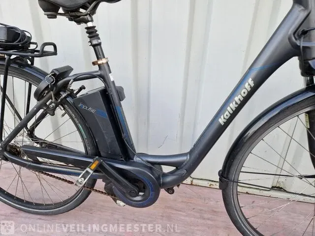Elektrische damesfiets kalkhoff, agatu impulse, grijs - afbeelding 4 van  10