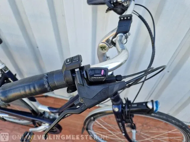Elektrische damesfiets koga, e-deluxe, blauw-zilver - afbeelding 3 van  8