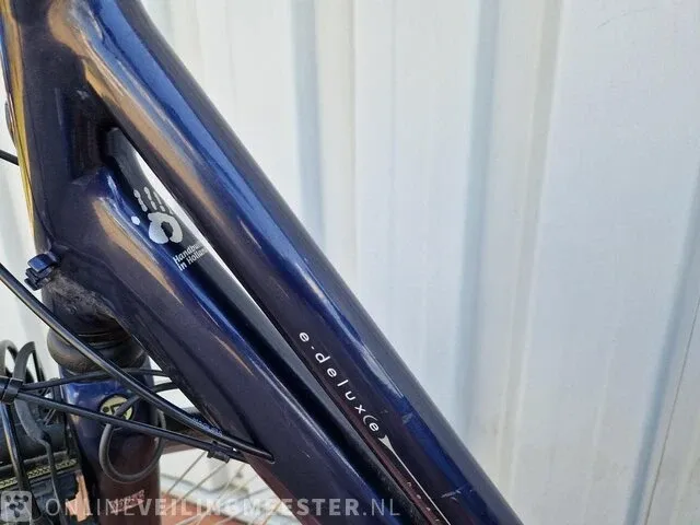 Elektrische damesfiets koga, e-deluxe, blauw-zilver - afbeelding 7 van  8