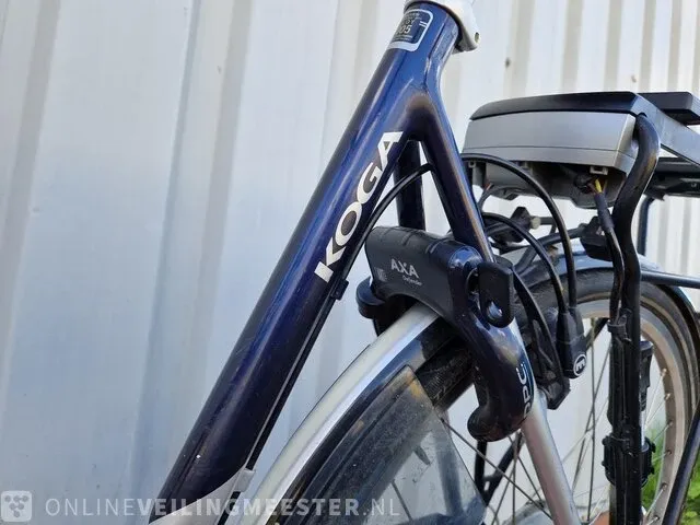 Elektrische damesfiets koga, e-deluxe, blauw-zilver - afbeelding 8 van  8