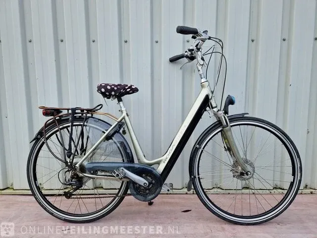 Elektrische damesfiets koga, tesla, zilver-zwart - afbeelding 1 van  7