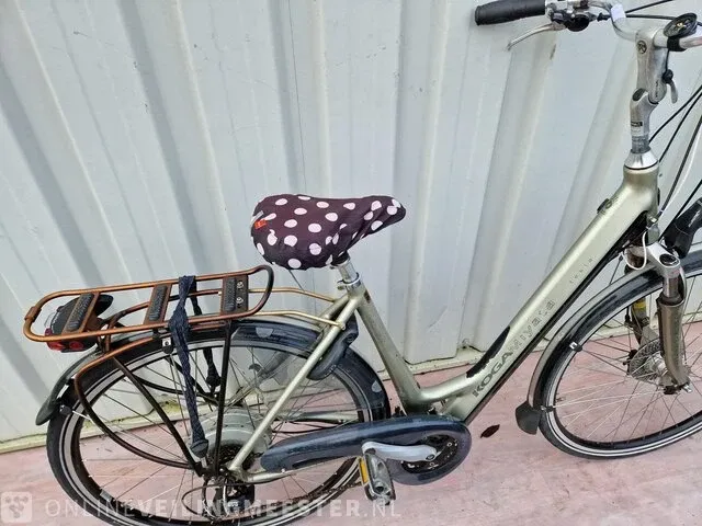 Elektrische damesfiets koga, tesla, zilver-zwart - afbeelding 4 van  7