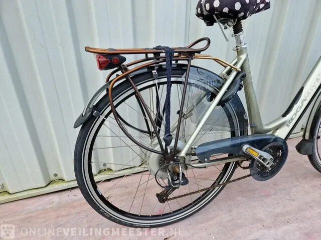 Elektrische damesfiets koga, tesla, zilver-zwart - afbeelding 5 van  7