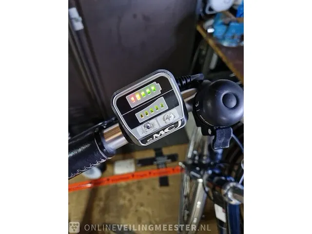 Elektrische damesfiets multi cycle, mature, blauw-zilver - afbeelding 2 van  10
