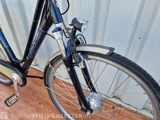 Elektrische damesfiets multi cycle, mature, blauw-zilver - afbeelding 3 van  10