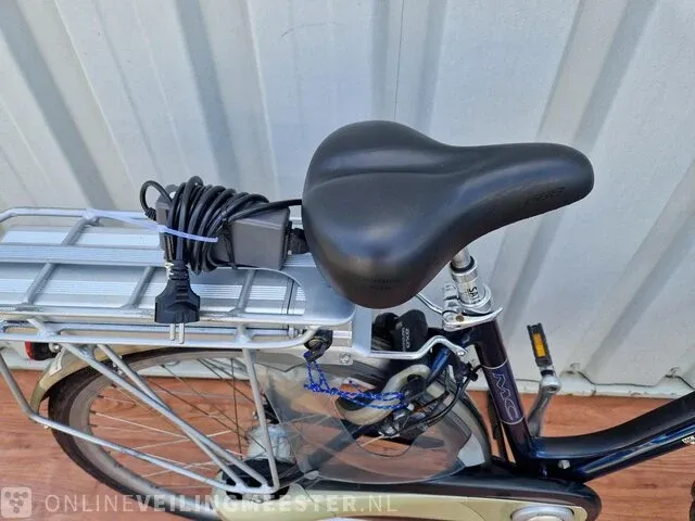 Elektrische damesfiets multi cycle, mature, blauw-zilver - afbeelding 6 van  10
