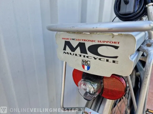 Elektrische damesfiets multi cycle, mature, blauw-zilver - afbeelding 7 van  10