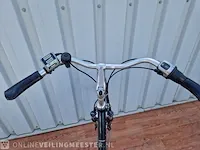 Elektrische damesfiets multi cycle, mature, blauw-zilver - afbeelding 8 van  10