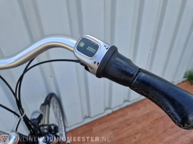 Elektrische damesfiets multi cycle, mature, blauw-zilver - afbeelding 9 van  10