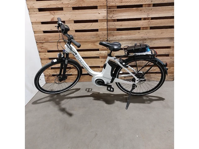 Elektrische damesfiets, piaggio, wit - afbeelding 1 van  17