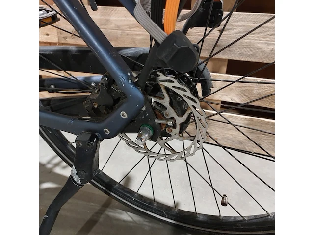 Elektrische damesfiets, qwic, grijs / zwart - afbeelding 3 van  16