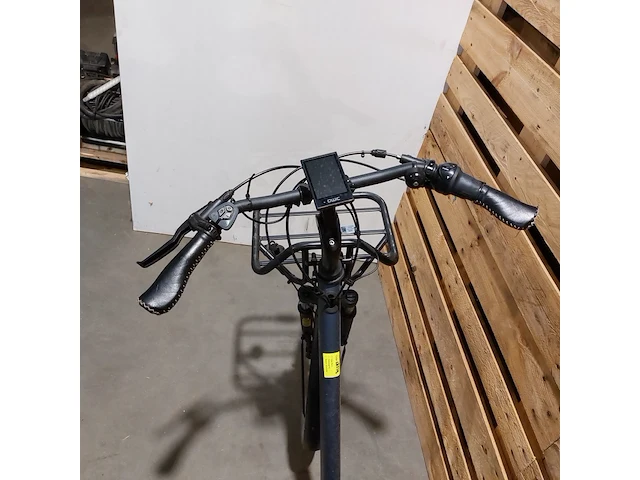 Elektrische damesfiets, qwic, grijs / zwart - afbeelding 5 van  16